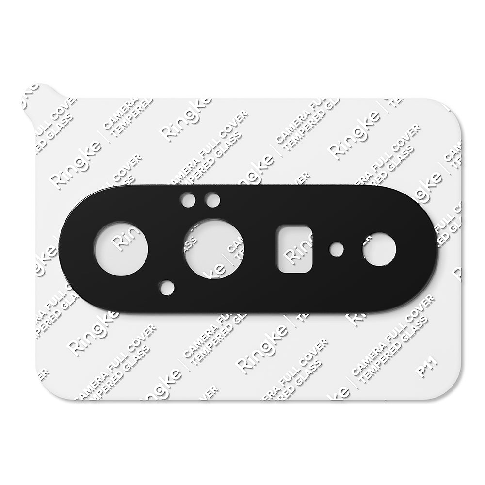 Ringke Rear Camera Protective Film for Google Pixel 11, Tempered Glass, Set of 2 Pieces, Black