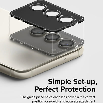 Προστατευτική Μεμβράνη Κάμερας Πίσω Ringke για Samsung Galaxy S23+ S916 / S23 S911, Ενισχυμένο Γυαλί, Μαύρη