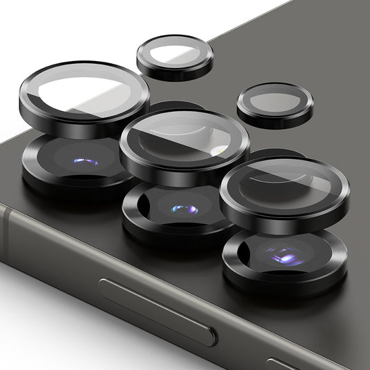 Προστατευτική Μεμβράνη Κάμερας Πίσω Ringke για Samsung Galaxy S25 Ultra S938, Ενισχυμένο Γυαλί, Μαύρη