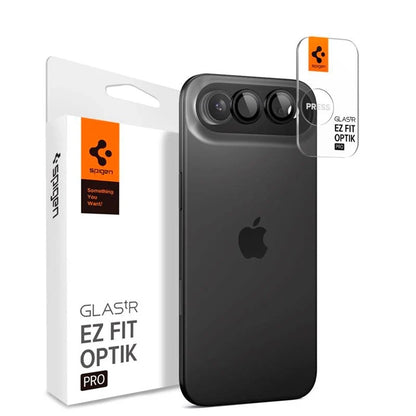 Προστατευτική Μεμβράνη Κάμερας Πίσω Spigen GlastR EZ FIT Optik Pro για Apple iPhone 17 Air, Ενισχυμένο Γυαλί, Σετ 2 τεμαχίων, Μαύρη