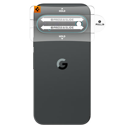 Προστατευτική μεμβράνη πίσω κάμερας Spigen GlastR EZ FIT Optik Pro για Google Pixel 11, Θωρακισμένο γυαλί, Σετ 2 τεμαχίων, Διαφανές AGL11479