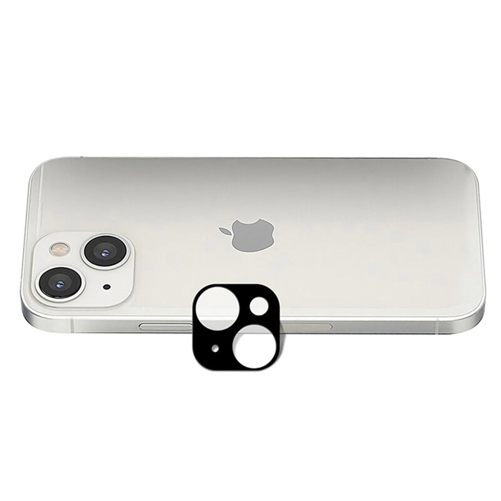 Techsuit Rear Camera Protective Film for Apple iPhone 13 mini / 13, Tempered Glass, Black