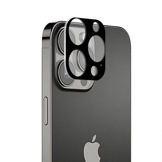 Προστατευτική μεμβράνη πίσω κάμερας Techsuit για Apple iPhone 13 Pro Max / 13 Pro, ασφαλισμένο γυαλί, μαύρο