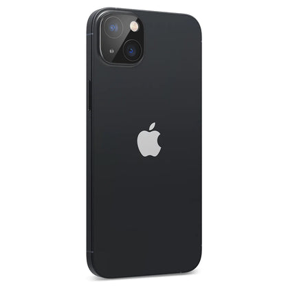 Techsuit Rear Camera Protective Film for Apple iPhone 14 Plus / 14, Tempered Glass, Black