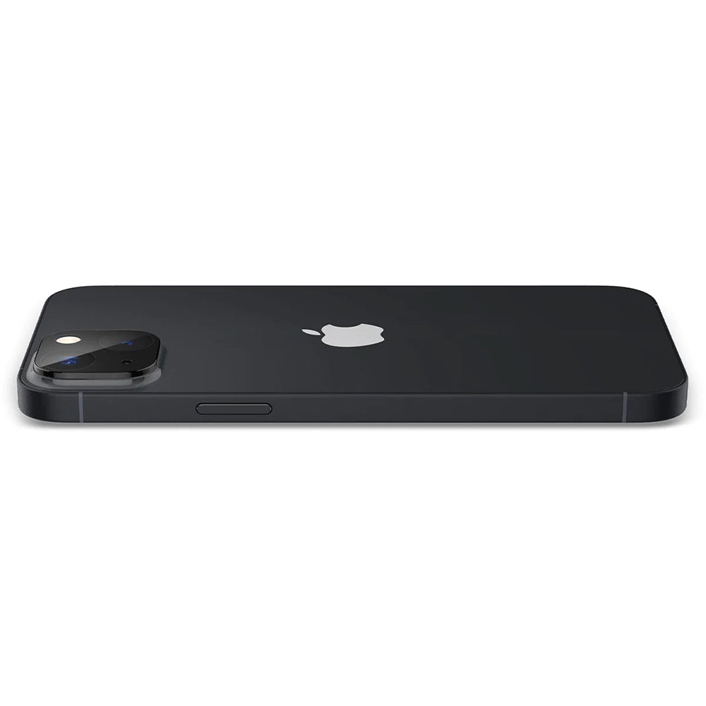 Techsuit Rear Camera Protective Film for Apple iPhone 14 Plus / 14, Tempered Glass, Black