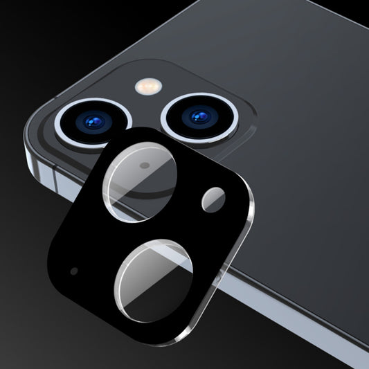 Προστατευτική μεμβράνη πίσω κάμερας Techsuit για Apple iPhone 15 Plus / 15, ασφαλισμένο γυαλί, μαύρο