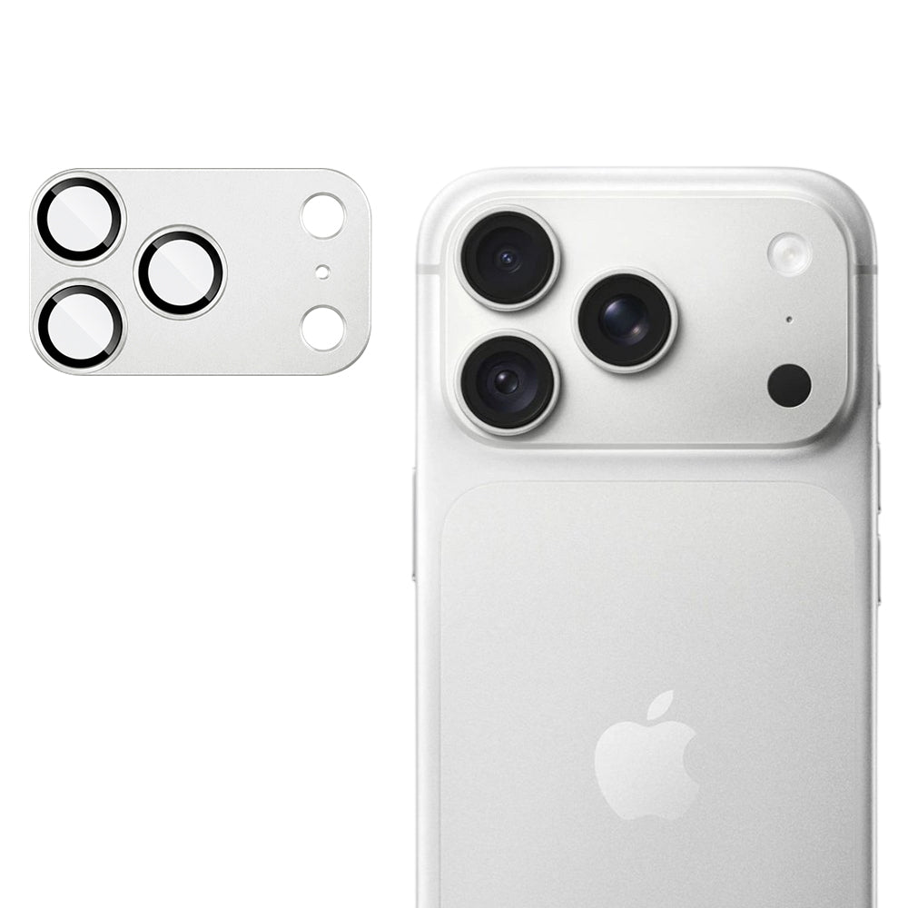 Προστατευτικό κάλυμμα πίσω κάμερας Techsuit για Apple iPhone 18 Pro Max, Tempered Glass, Ασημί