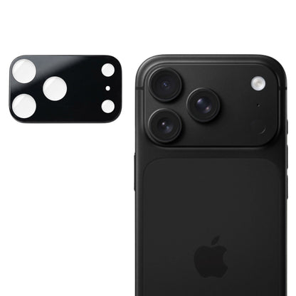 Techsuit Rear Camera Protective Film for Apple iPhone 18 Pro, Tempered Glass, Black