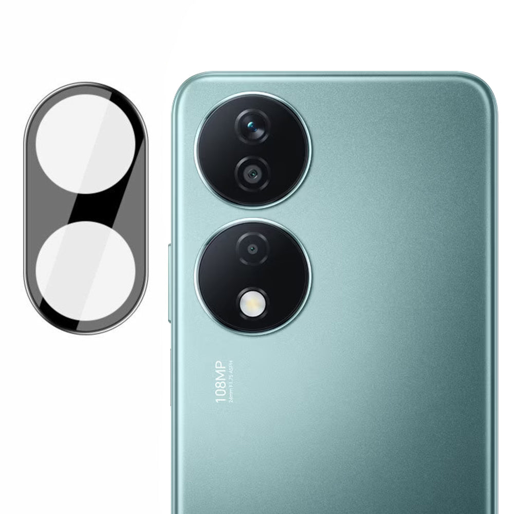 Techsuit Rear Camera Protective Film for Honor X7b 5G / 90 Smart / X7b 4G, Tempered Glass, Black