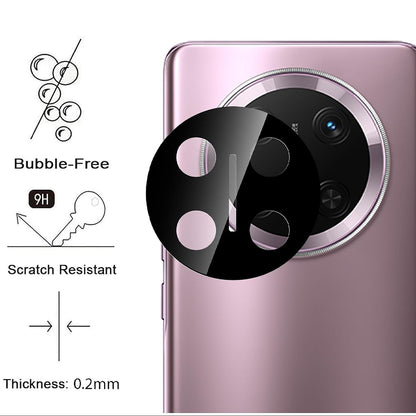Techsuit Rear Camera Protective Film for Honor X9c / Magic7 Lite, Tempered Glass, Black