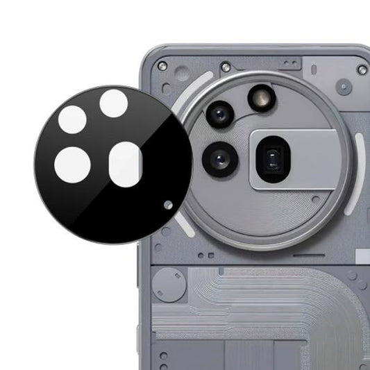 Προστατευτική μεμβράνη πίσω κάμερας Techsuit για Nothing Phone (3a) Pro, Ενισχυμένο γυαλί, Μαύρο