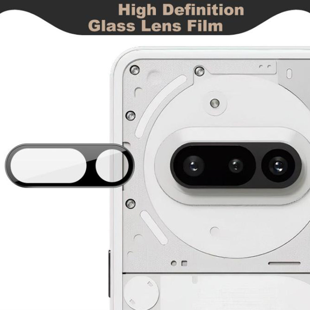 Προστατευτική μεμβράνη πίσω κάμερας Techsuit για Nothing Phone (3a), σκληρυμένο γυαλί, μαύρο