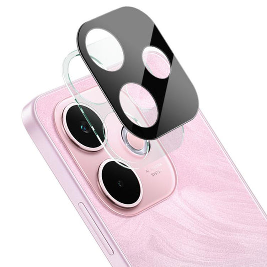 Προστατευτική μεμβράνη πίσω κάμερας Techsuit για Oppo A5 Pro 4G / A5 Pro, ασφαλισμένο γυαλί, μαύρο