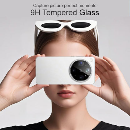 Προστατευτική μεμβράνη πίσω κάμερας Techsuit για Oppo Find X9 Ultra, ασφαλισμένο γυαλί, μαύρο