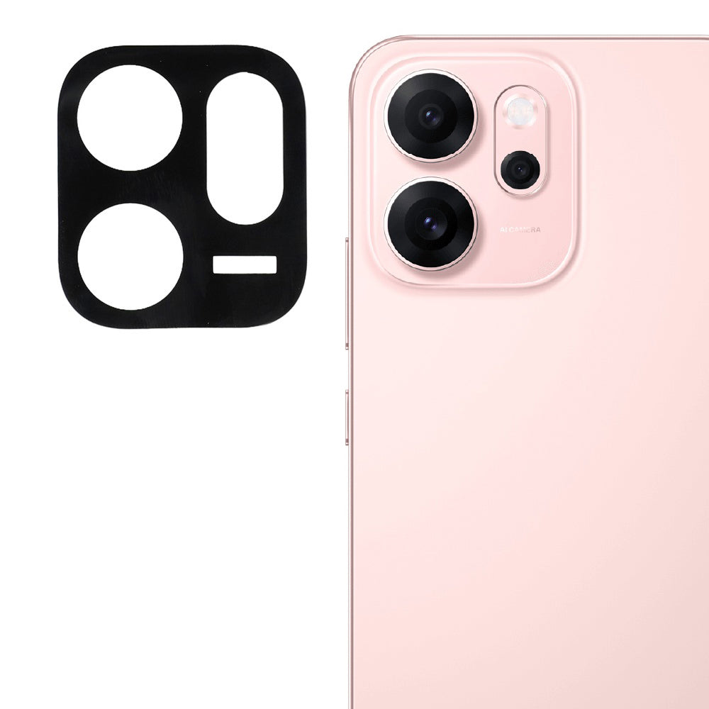 Προστατευτική μεμβράνη πίσω κάμερας Techsuit για Oppo Reno14 FS 5G / Reno14 F, ασφαλισμένο γυαλί, μαύρο