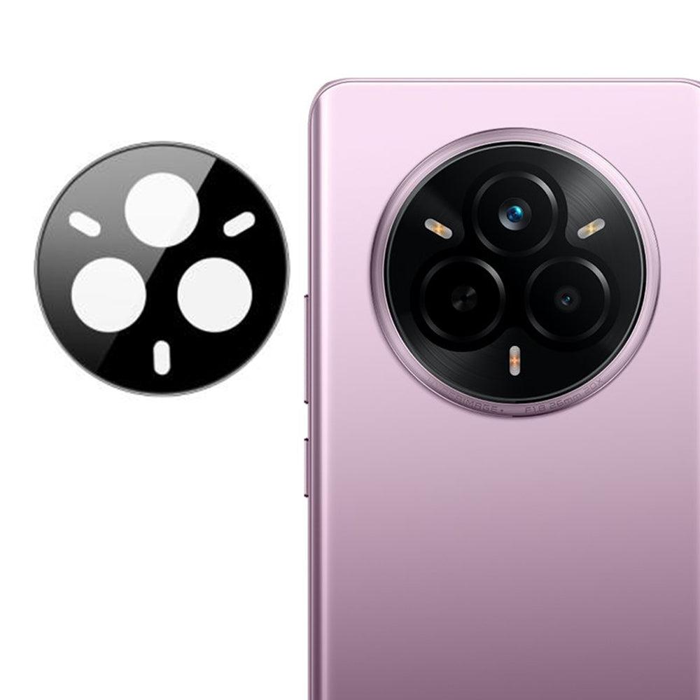 Προστατευτική μεμβράνη πίσω κάμερας Techsuit για Realme 14 Pro, ασφαλισμένο γυαλί, μαύρο