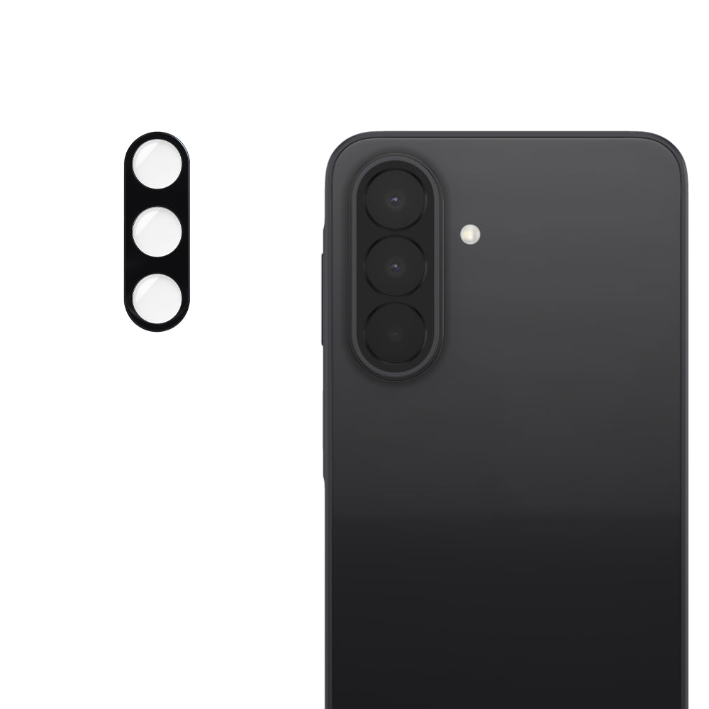 Techsuit Rear Camera Protector for Samsung Galaxy A27 5G, Tempered Glass, Black