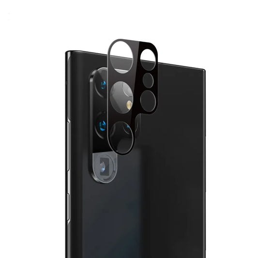 Προστατευτική μεμβράνη πίσω κάμερας Techsuit για Samsung Galaxy S23 Ultra S918, σκληρυμένο γυαλί, μαύρο