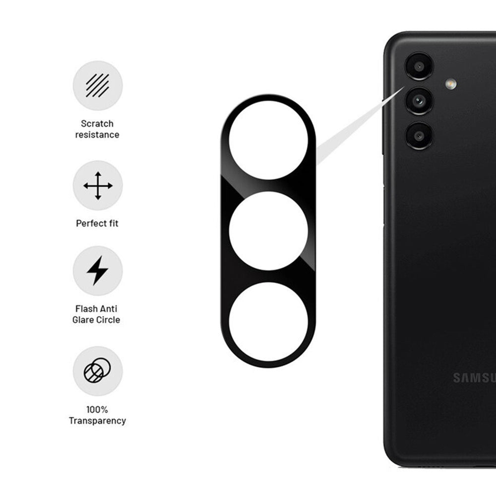 Προστατευτική μεμβράνη πίσω κάμερας Techsuit για Samsung Galaxy S24+ S926, ασφαλισμένο γυαλί, μαύρο