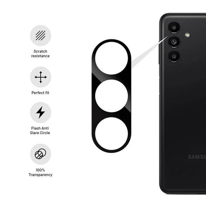 Προστατευτική μεμβράνη πίσω κάμερας Techsuit για Samsung Galaxy S24 S921, ασφαλισμένο γυαλί, μαύρο