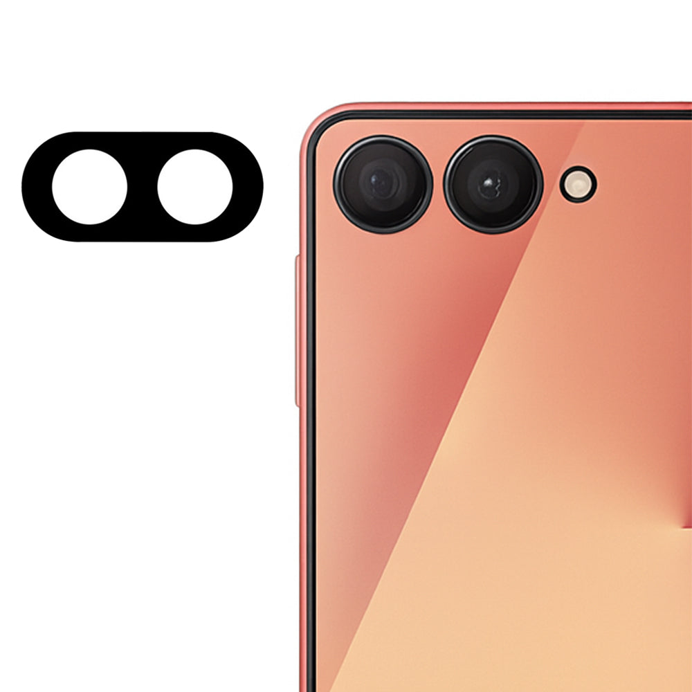 Προστατευτική μεμβράνη πίσω κάμερας Techsuit για Samsung Galaxy Z Flip7 F766, ασφαλισμένο γυαλί, μαύρο