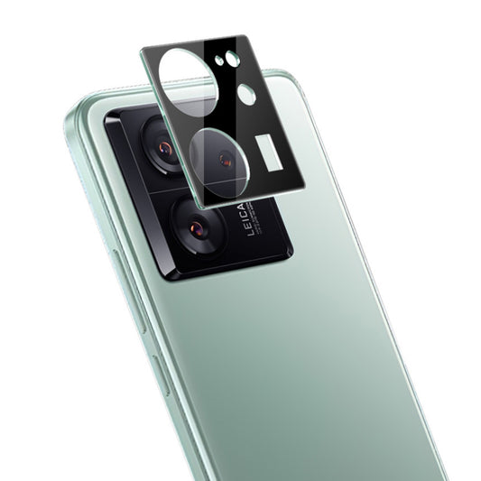 Techsuit Rear Camera Protective Film for Xiaomi 13T Pro / 13T, Tempered Glass, Black