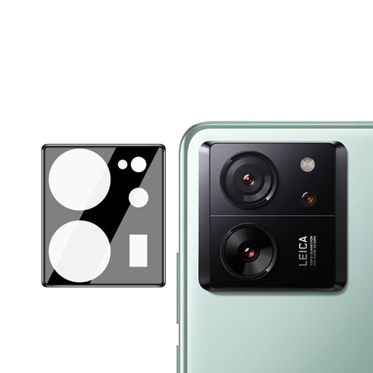 Techsuit Rear Camera Protective Film for Xiaomi 13T Pro / 13T, Tempered Glass, Black