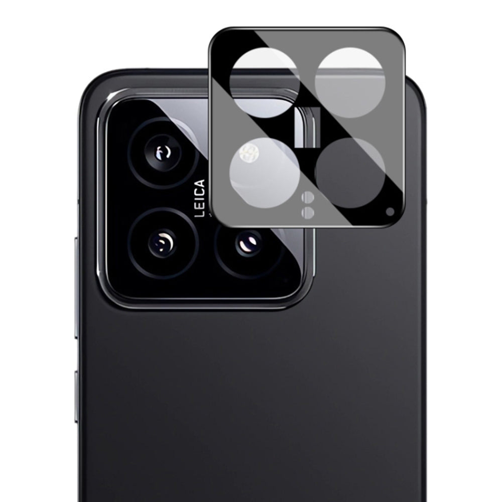 Προστατευτική μεμβράνη πίσω κάμερας Techsuit για Xiaomi 14, ασφαλισμένο γυαλί, μαύρο