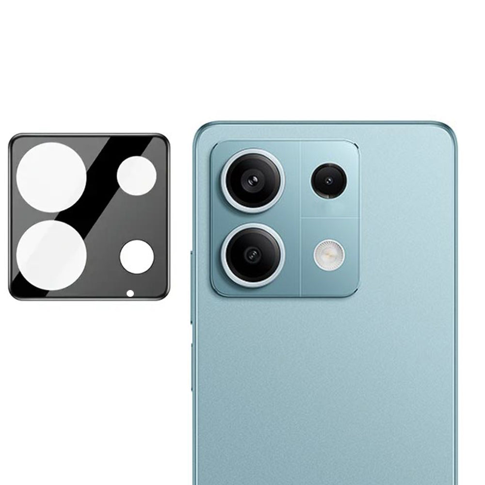 Techsuit Rear Camera Protective Film for Xiaomi Redmi Note 13 5G, Tempered Glass, Black