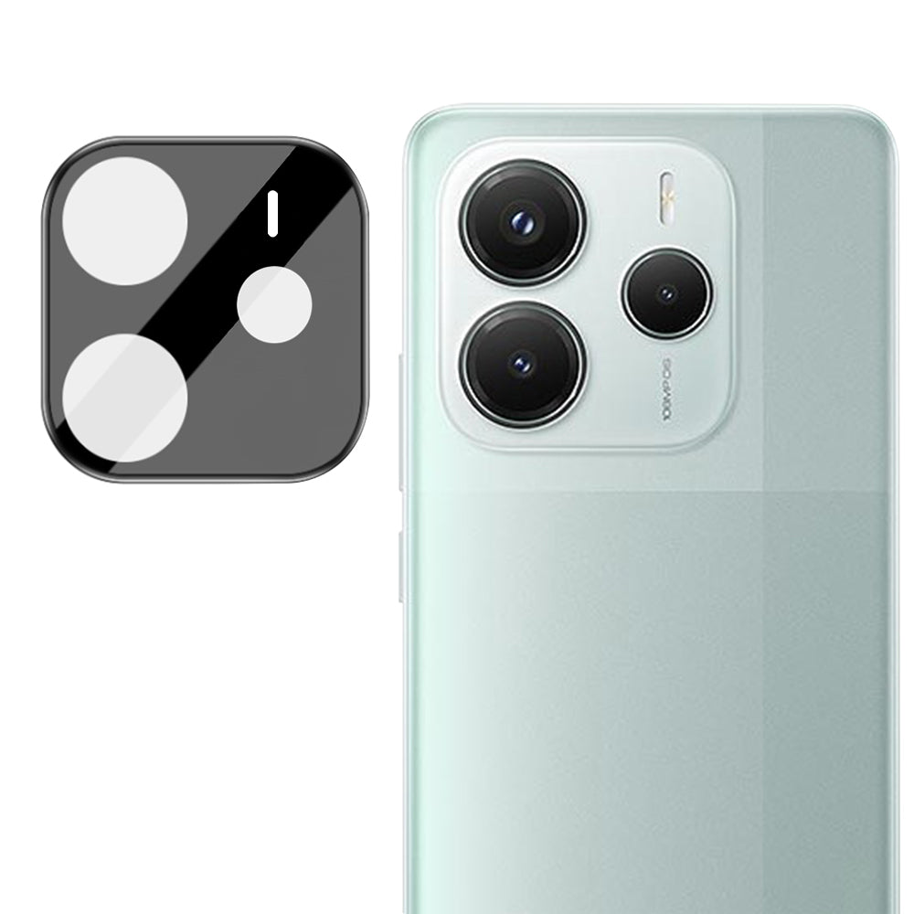 Προστατευτική μεμβράνη πίσω κάμερας Techsuit για Xiaomi Redmi Note 14 5G, Ασφαλισμένο γυαλί, Μαύρο