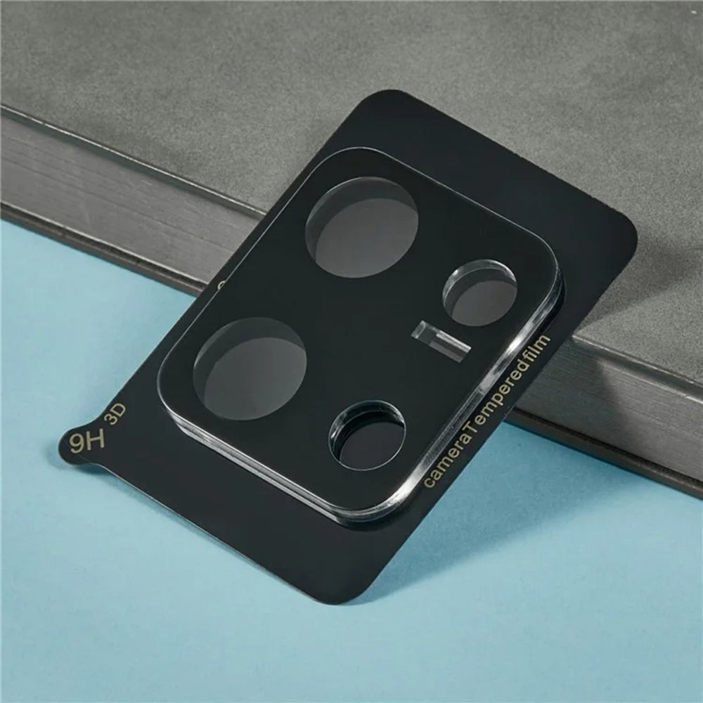 Προστατευτική μεμβράνη πίσω κάμερας Techsuit για Xiaomi Redmi Note 14S, ασφαλισμένο γυαλί, μαύρο