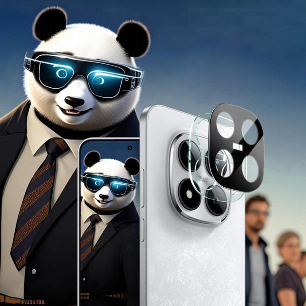 Προστατευτική Μεμβράνη Κάμερας Πίσω Techsuit για Xiaomi Redmi Note 15 Pro 5G, Ενισχυμένο Γυαλί, Μαύρη