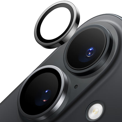 Προστατευτική Μεμβράνη Κάμερας Πίσω Torras Lensguard για Apple iPhone 16 Plus / 16, Ενισχυμένο Γυαλί, Μαύρη