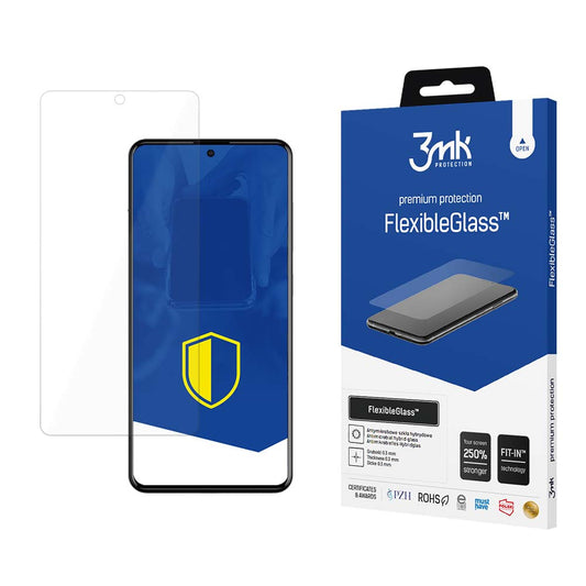 Προστατευτική μεμβράνη οθόνης 3MK FlexibleGlass για Samsung Galaxy A52s 5G A528 / A52 5G A526 / A52 A525, Ευέλικτο γυαλί, Πλήρης κόλλα