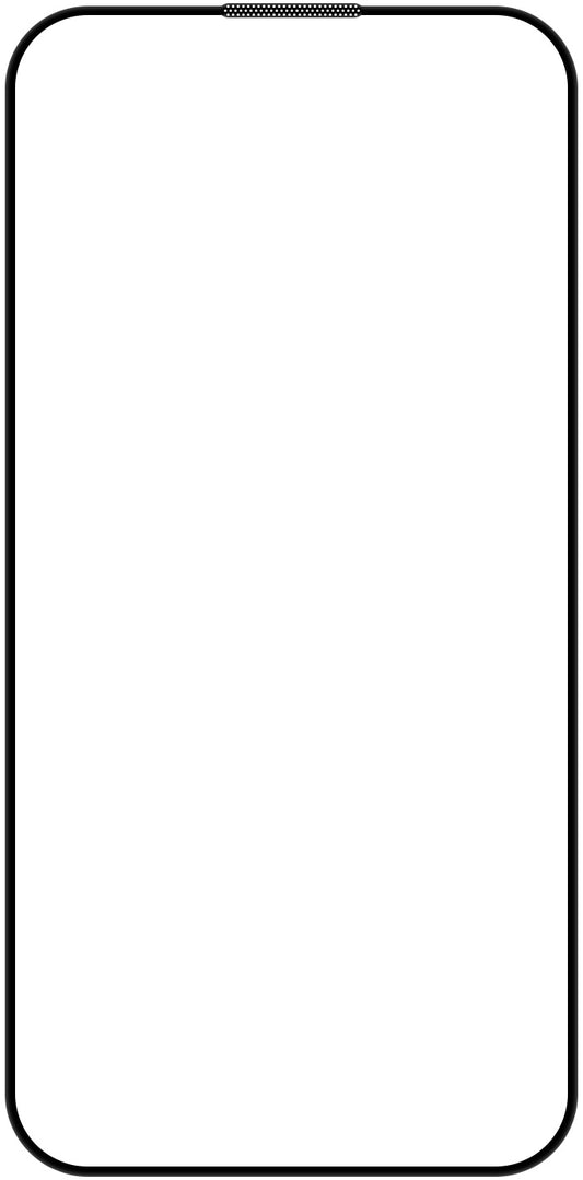 Προστατευτική μεμβράνη οθόνης OEM Automatic Alignment για Apple iPhone 17e / 16e / 14 / 13 Pro, Ασφαλισμένο γυαλί, Πλήρης κόλλα, 5D, Μαύρο