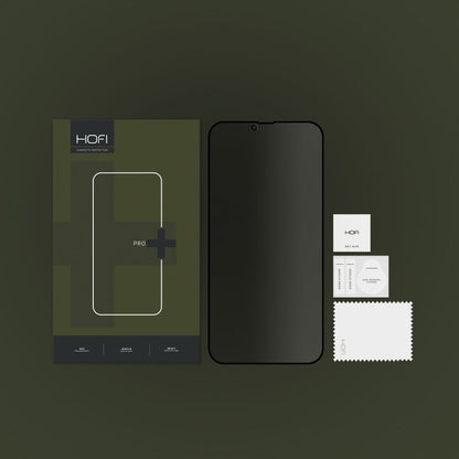 Προστατευτική μεμβράνη οθόνης Privacy HOFI PRO+ για Apple iPhone 14 Plus / 13 Pro Max, Ενισχυμένο γυαλί, Πλήρης κόλλα