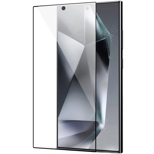 Προστατευτική Μεμβράνη Οθόνης Joyroom για Samsung Galaxy S24 Ultra S928, Ενισχυμένο Γυαλί, Πλήρης Κόλληση, 2.5D, Μαύρη