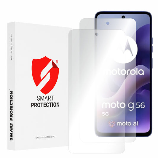 Προστατευτική μεμβράνη οθόνης Smart Protection Premium Classic για Motorola Moto G56, Πλαστικό, Σετ 2 τεμαχίων