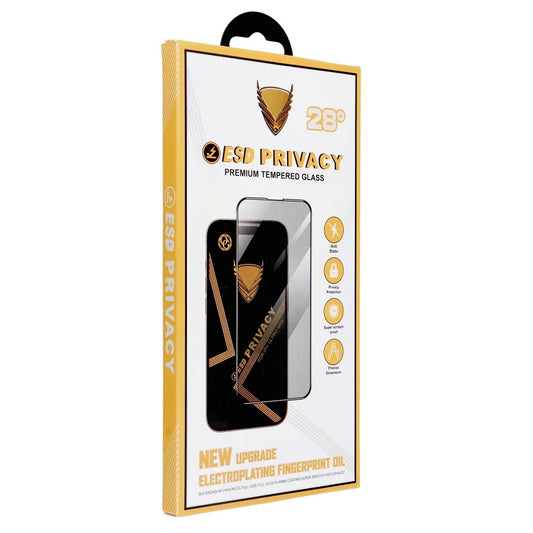 Προστατευτική Μεμβράνη Οθόνης Privacy OG Premium για Apple iPhone 17 Pro Max, Ενισχυμένο Γυαλί, Full Glue