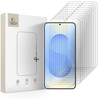 Προστατευτική Μεμβράνη Οθόνης Tech-Protect για Samsung Galaxy S26 S942, Ενισχυμένο Γυαλί, Full Glue, Σετ 10 τεμαχίων