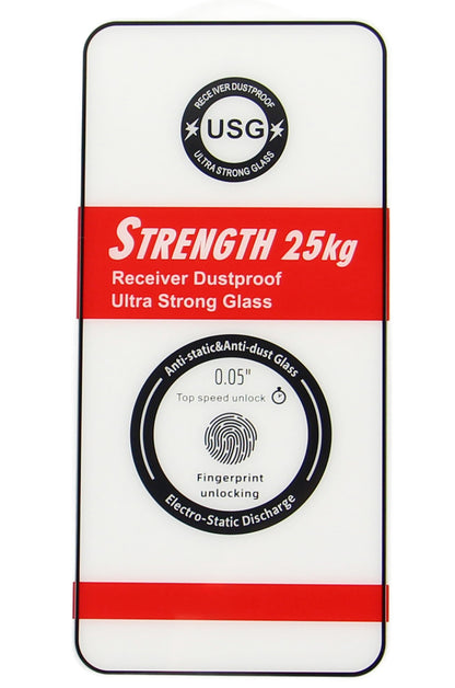 Προστατευτική μεμβράνη οθόνης OEM Ultra Strong 25KG για Samsung Galaxy S25 Ultra S938, Ασφαλισμένο γυαλί, Πλήρης κόλλα, 2.5D, Μαύρο