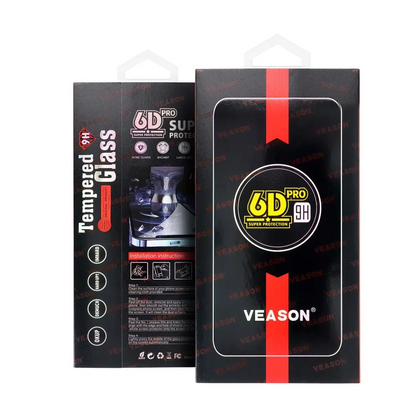 Veason PRO Screen Protector for Samsung Galaxy A56 A566 / A36 A366, Tempered Glass, Full Glue, 6D, Black