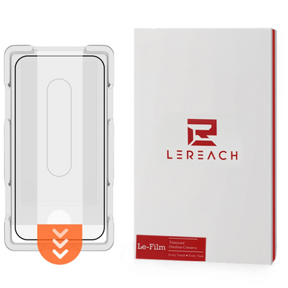 Προστατευτική μεμβράνη οθόνης Lereach για Xiaomi 17T Pro, Ασφαλισμένο γυαλί, Πλήρης κόλλα, Μαύρο