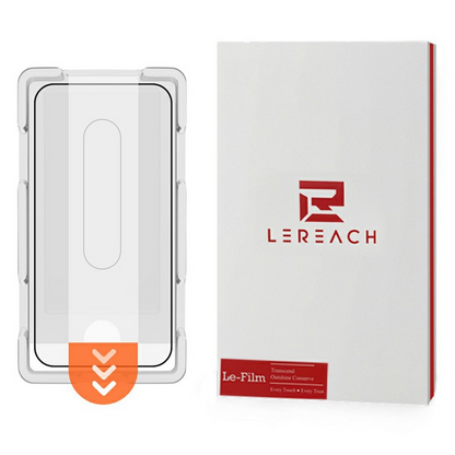Προστατευτική μεμβράνη οθόνης Lereach για Xiaomi Poco X8 Pro Max, Ασφαλισμένο γυαλί, Πλήρης κόλλα, Μαύρο