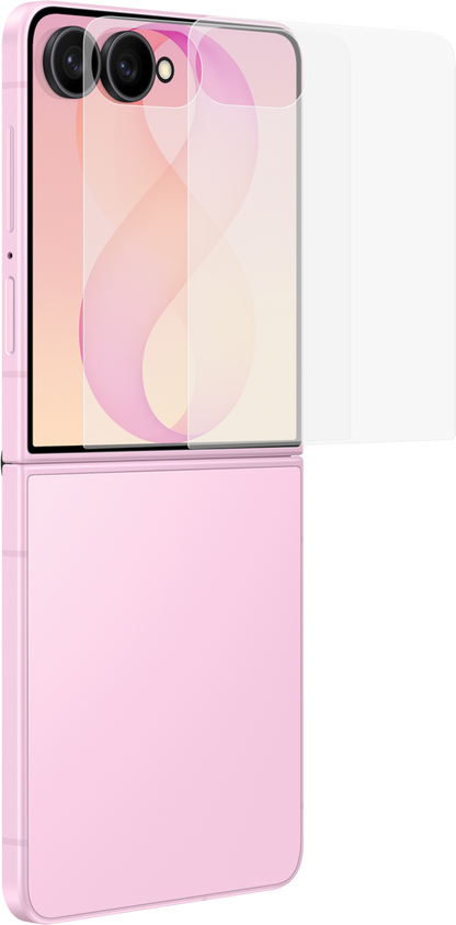 Samsung Anti-reflecting Outer Screen Protector Film for Galaxy Z Flip8 F776, Plastic, Set of 2 pieces EF-UF776CTEGWW