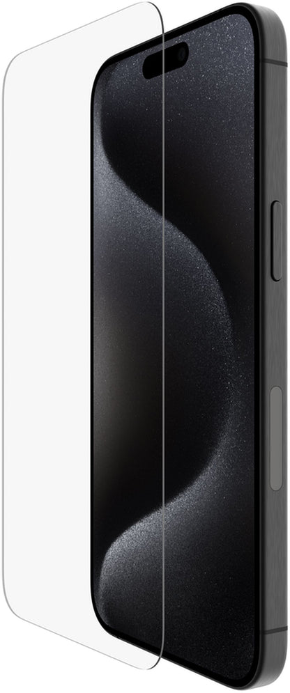 Προστατευτική μεμβράνη οθόνης Belkin ScreenForce UltraGlass 2 για Apple iPhone 15 Pro Max, Ασφαλισμένο γυαλί, Full Glue OVA134zz