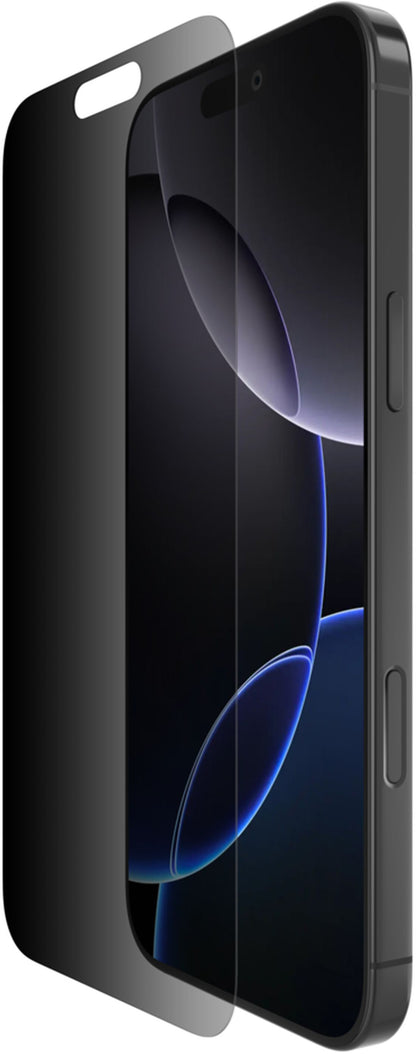 Προστατευτική μεμβράνη οθόνης Privacy Belkin ScreenForce InvisiGlass για Apple iPhone 16 Pro Max, Ασφαλισμένο γυαλί, Full Glue OVA170hq