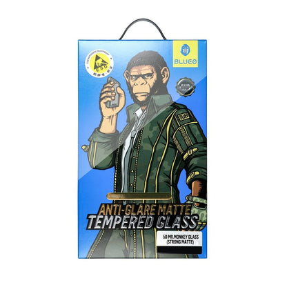 Protective Screen Privacy Mr. Monkey Glass for Apple iPhone 15 Pro Max, Protected Glass, Full Glue, 5D