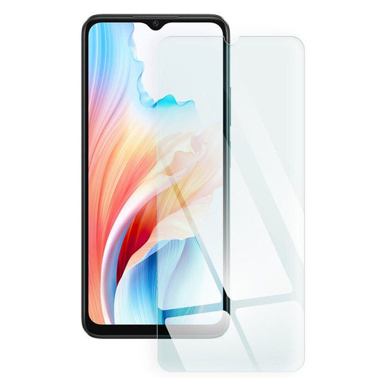 Προστατευτική μεμβράνη οθόνης Blue Star για Oppo A38, Ασφαλισμένο γυαλί, Πλήρης κόλλα
