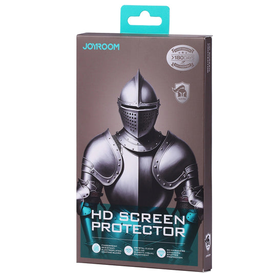 Προστατευτική Μεμβράνη Οθόνης Joyroom για Samsung Galaxy S24 S921, Ενισχυμένο Γυαλί, Πλήρης Κόλληση, 2.5D, Μαύρη